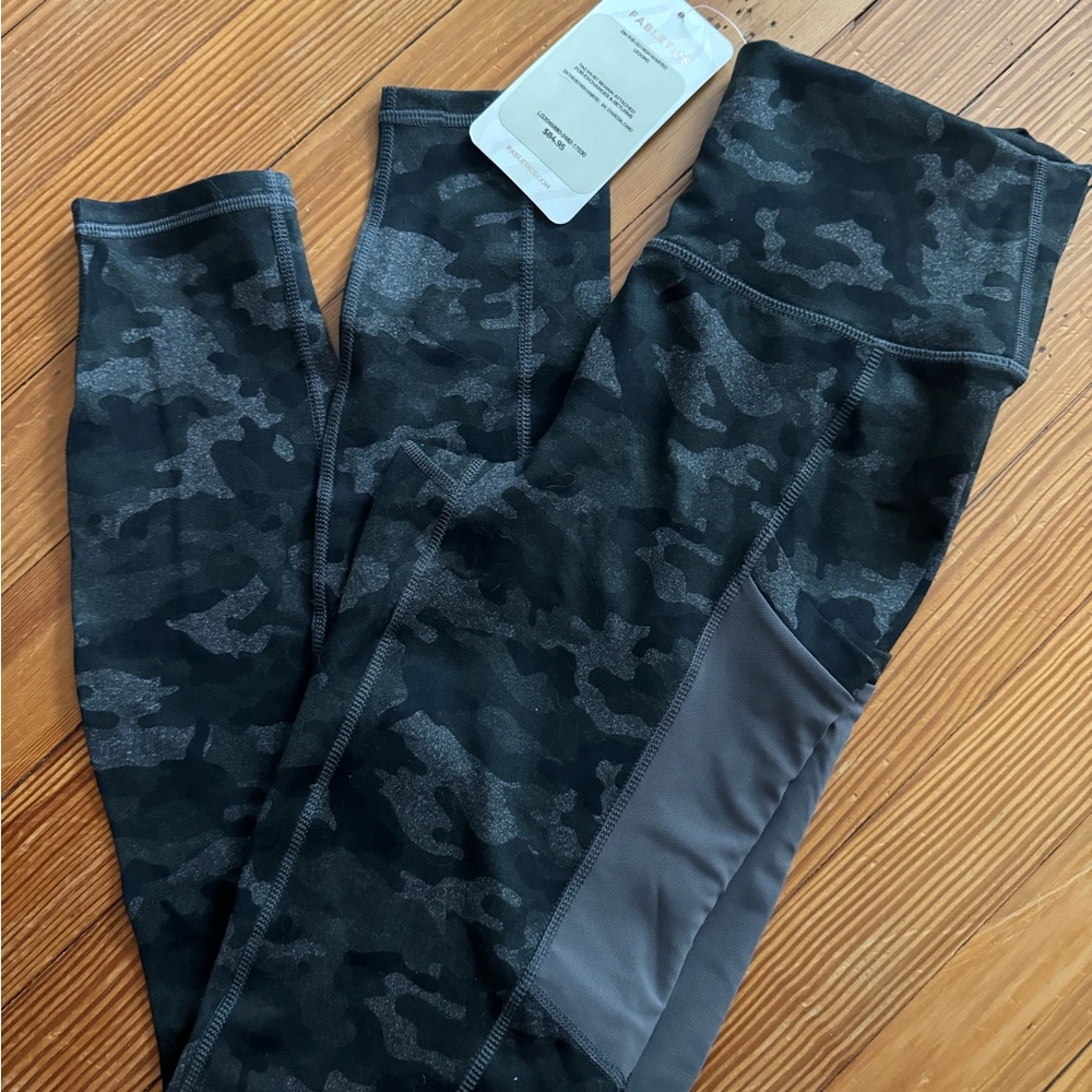 Fabletics On the Go High Waisted Camo Print Leggings